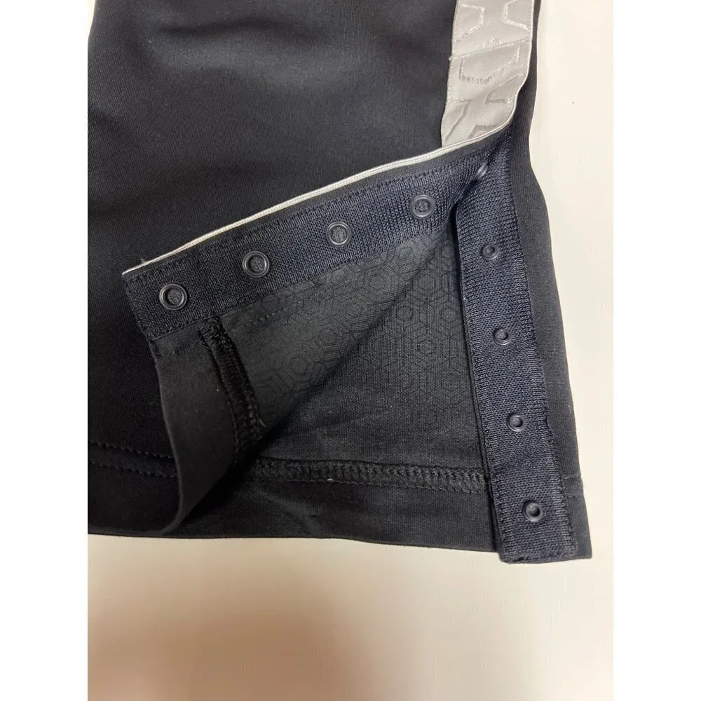 Under Armour  Black White Pull On Warm Up Pants Size Large